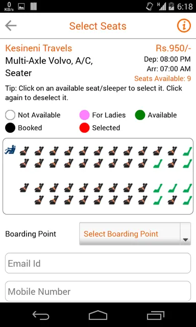 Bus ticket booking app across  screenshot 4