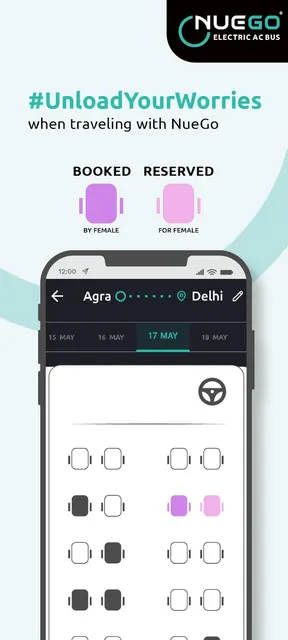NueGo Bus Ticket Booking App screenshot 4