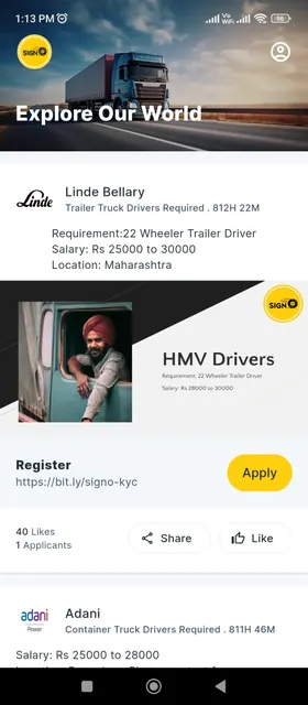 Signo Transporter & Driver App screenshot 4