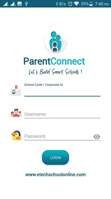 eTechSchool Parent Connect screenshot 1