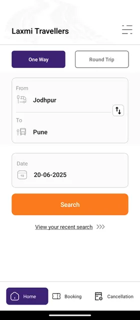 Laxmi Travellers screenshot 1
