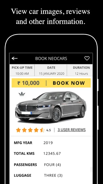 NeoCars - Rent Car With Driver screenshot 3