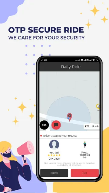 Sevacabs - Bike, Auto & Cab screenshot 3