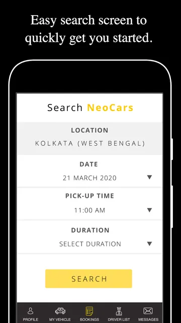 NeoCars - Rent Car With Driver screenshot 1