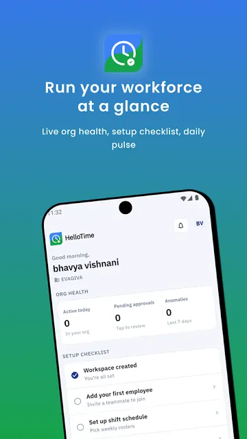Hello Time: Attendance & HR screenshot 2