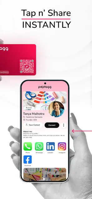 Poptagg: Digital Business Card screenshot 3