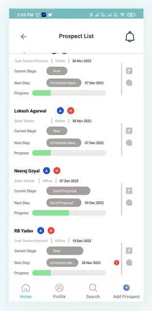 Sales Tracker screenshot 1
