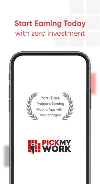 PickMyWork: Money Earning Jobs screenshot 1