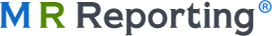M R Reporting logo