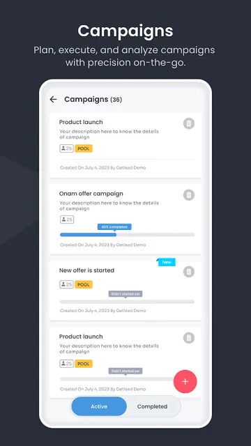 Getlead CRM screenshot 6