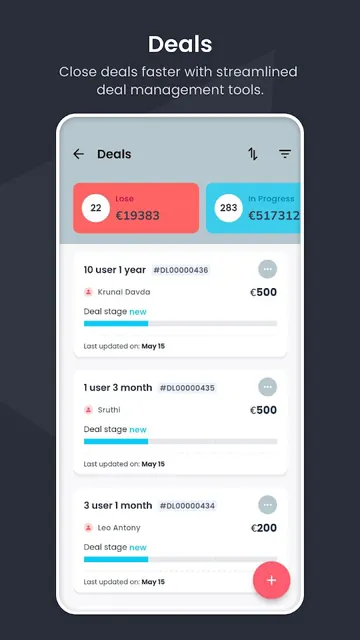 Getlead CRM screenshot 4