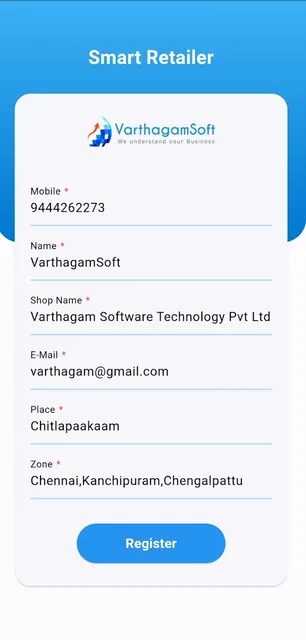 VarthagamSoft Smart Retailer screenshot 1