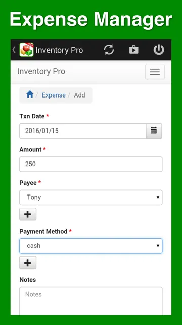 Inventory management for small screenshot 6