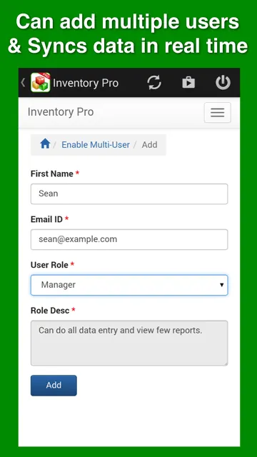 Inventory management for small screenshot 3