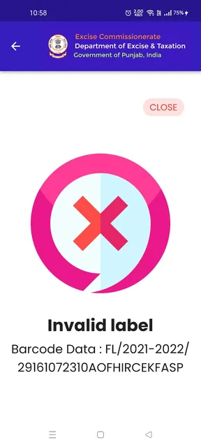 Excise QR Label Citizen App screenshot 6