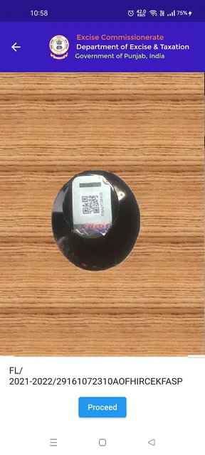 Excise QR Label Citizen App screenshot 3