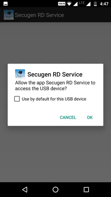 SecuGen RD Service screenshot 1