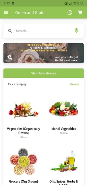 Green and Grains screenshot 2