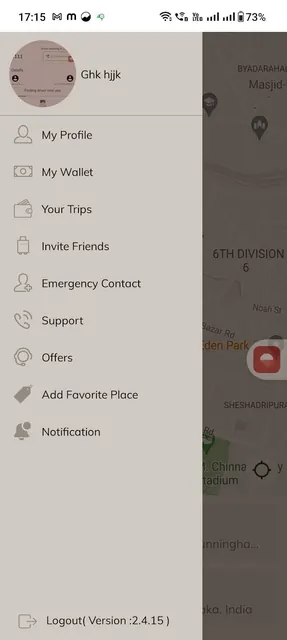 SIKKIM CAB - Request a ride screenshot 2