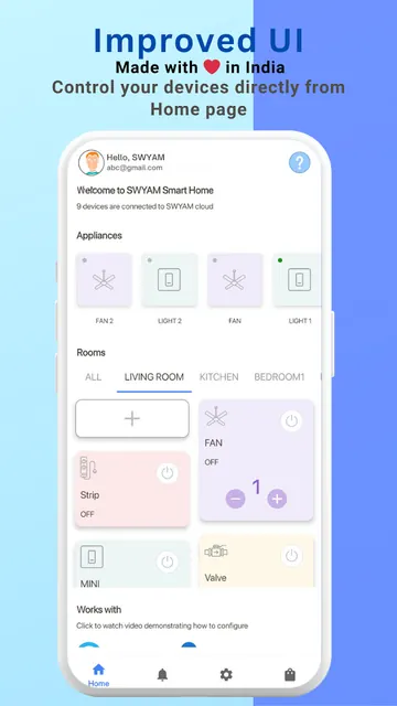 SWYAM SMART HOME screenshot 1