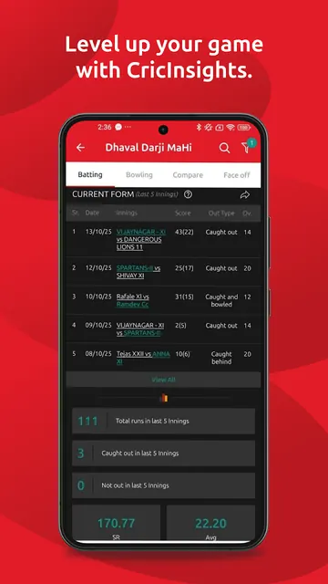 CricHeroes-Cricket Scoring App screenshot 5