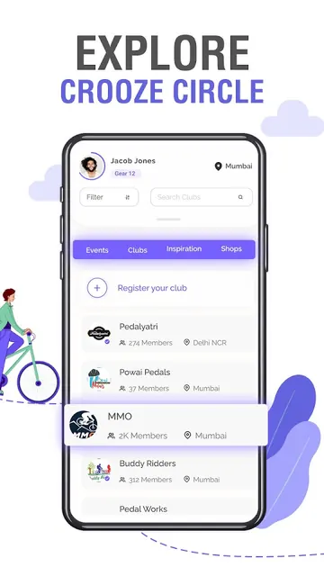 Crooze - Cycle, Rewards & More screenshot 5