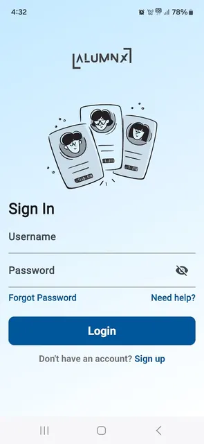 Alumnx screenshot 1