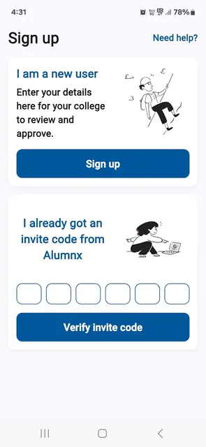 Alumnx screenshot 2