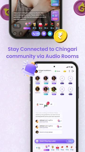 Chingari - Live & Audio Room screenshot 2