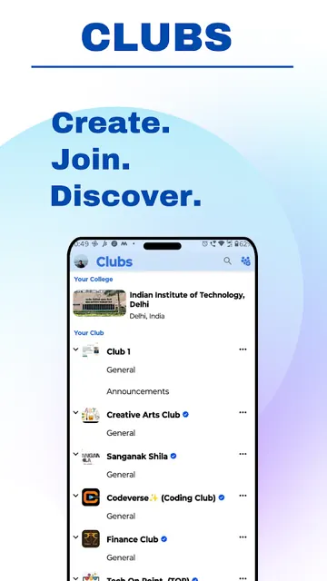 Clubchat: College Club & Event screenshot 3