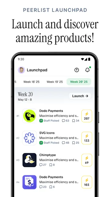 Peerlist: Professional Network screenshot 2