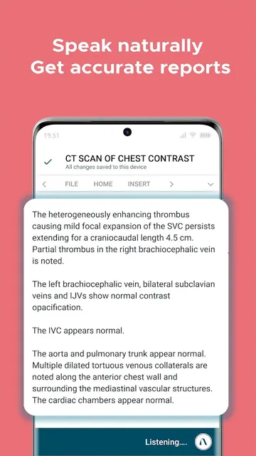 Augnito: Medical Dictation App screenshot 1