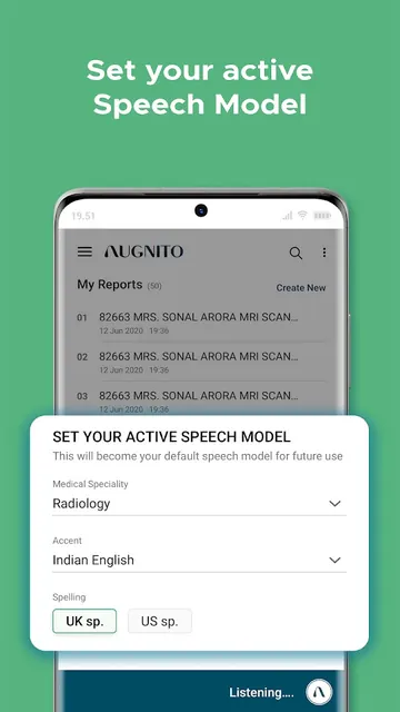 Augnito: Medical Dictation App screenshot 2