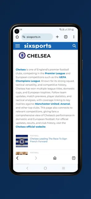 Six Sports screenshot 4