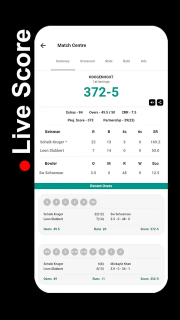 STUMPS - The Cricket Scorer screenshot 2
