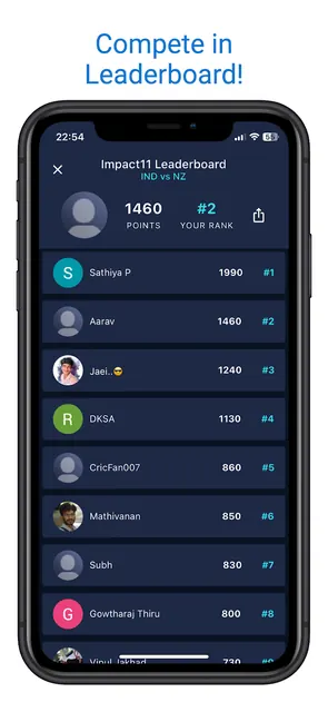 Impact11 - Fantasy Cricket app screenshot 4
