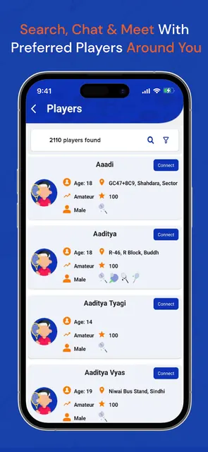 Rackonnect: Chat, Meet & Play screenshot 2