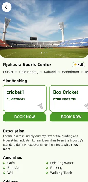 Sportozen: Find Games near You screenshot 2