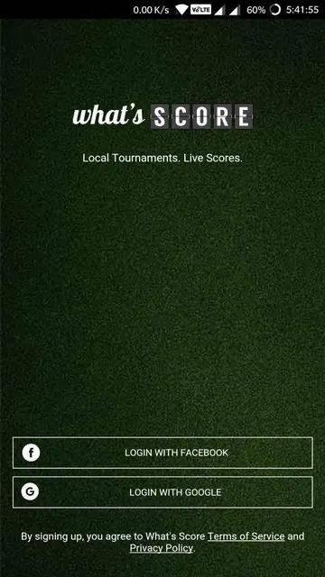 What's Score - Local tournamen screenshot 1