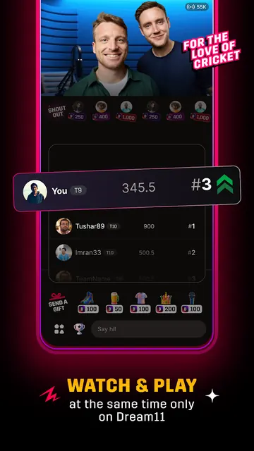 Dream11: Sports Watch Along screenshot 5
