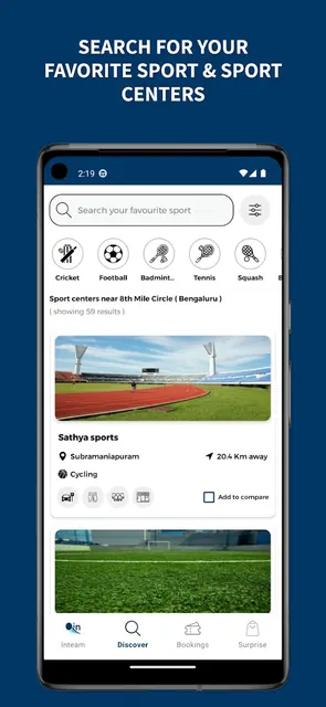 InTeam Sports App screenshot 4