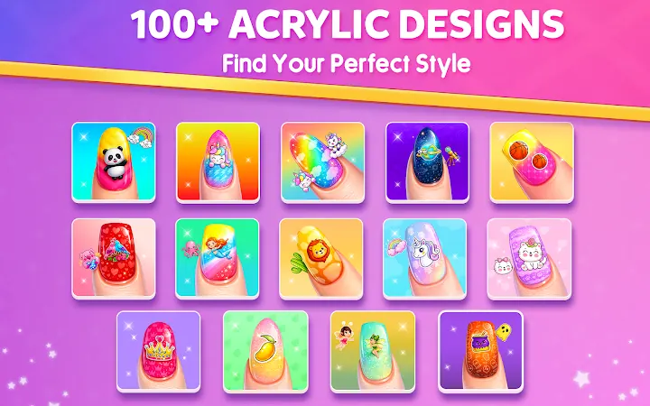 Nail Salon Makeover Girl Games screenshot 2