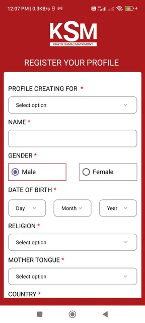 KHATIK SAMAJ MATRIMONY - KSM screenshot 4