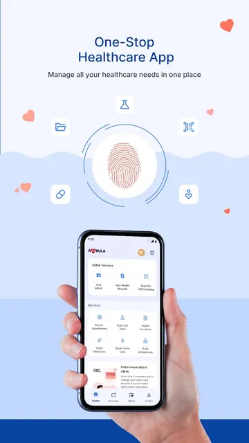 Ambula - ABHA, PHR & Doctors screenshot 1
