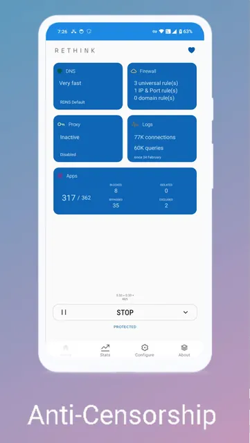 Rethink: DNS + Firewall + VPN screenshot 2