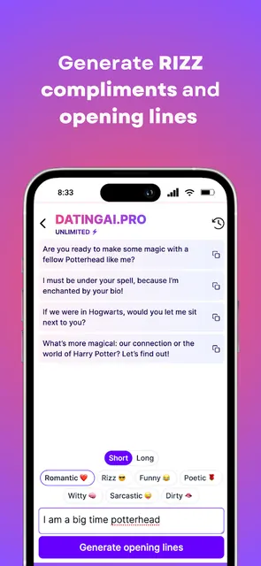 Rizz AI App DatingAI Pro screenshot 3