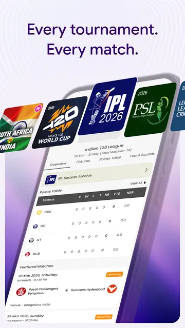 Cricket Guru - Fast Live Score screenshot 1