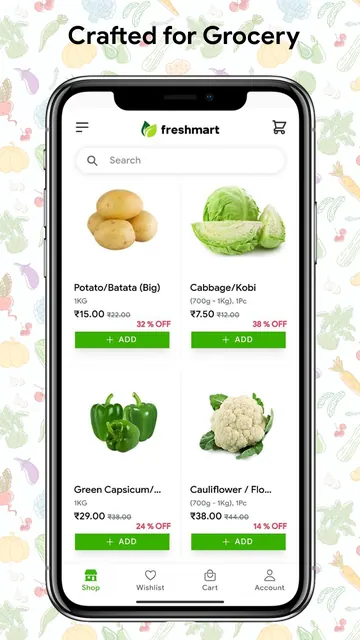 FreshMart - Grocery App UI Kit screenshot 2