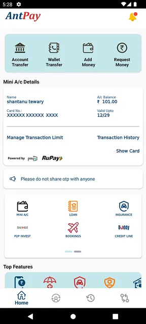 AntPay: Wallet, BillPay & more screenshot 1