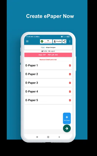 ePaper Designer screenshot 1